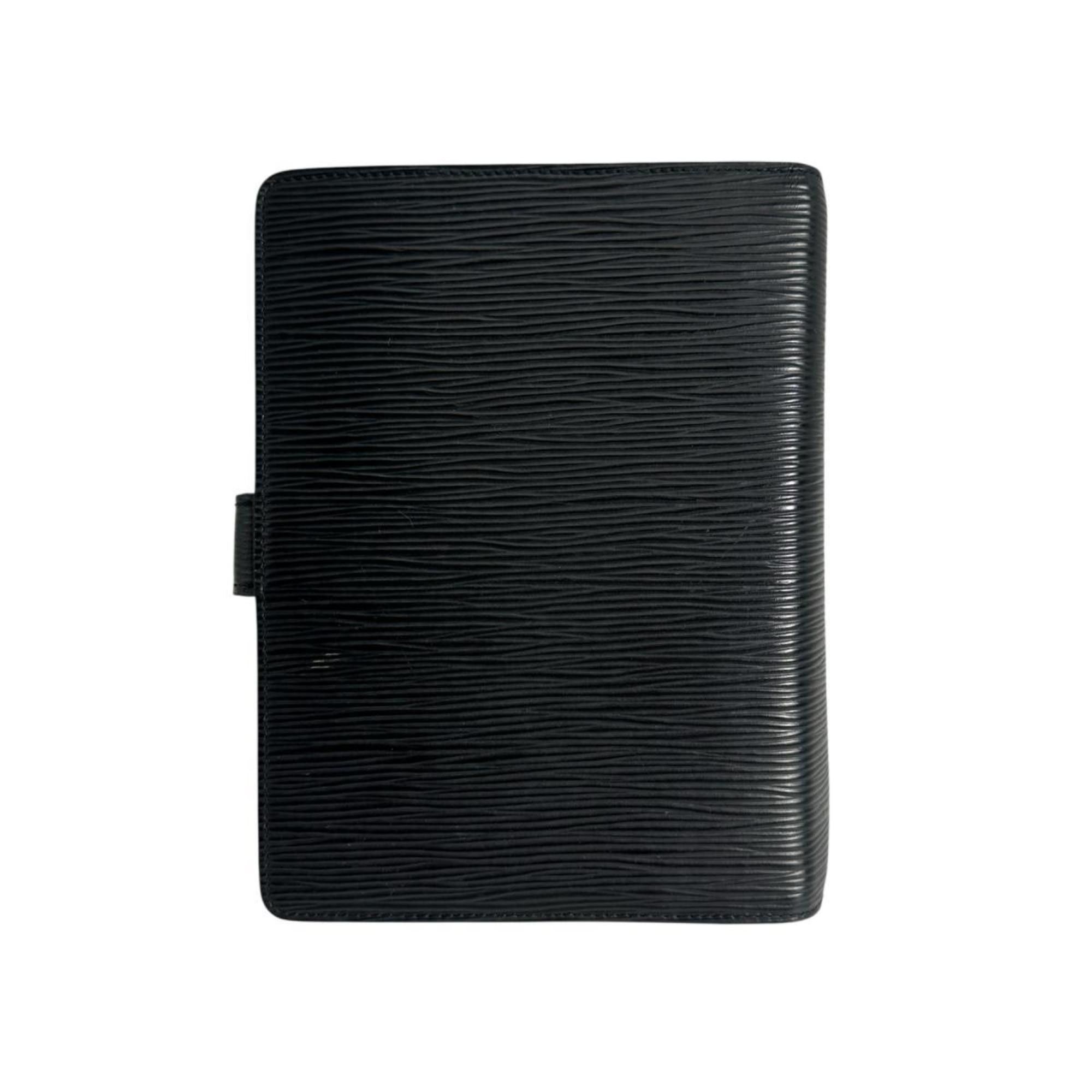 Louis Vuitton Louis Vuitton Epi Leather Agenda MM Planner Cover, R20042, Noir Size ONE SIZE - 2 Thumbnail
