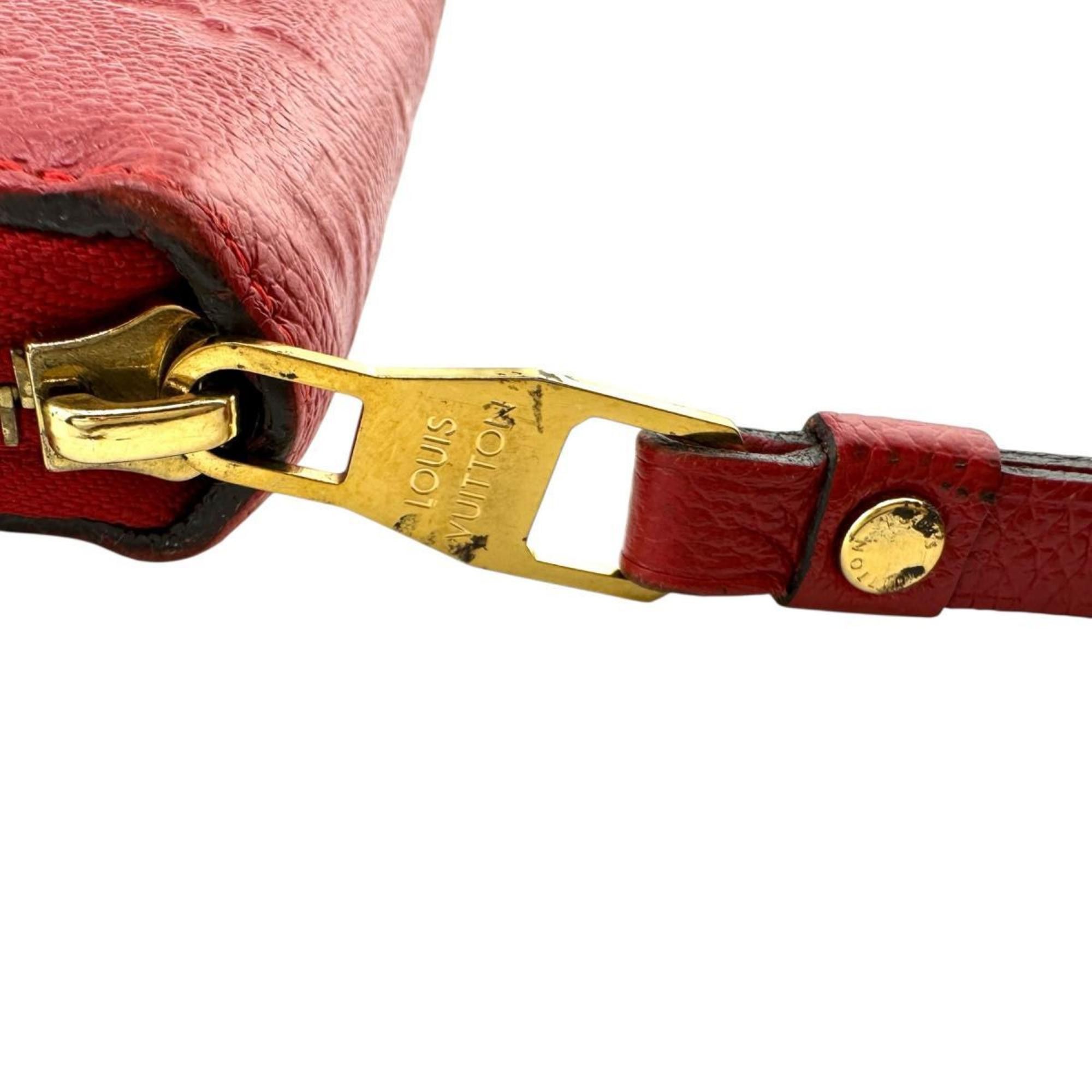 Louis Vuitton Louis Vuitton Monogram Empreinte Zippy Wallet M60547 Red Size ONE SIZE - 11 Thumbnail