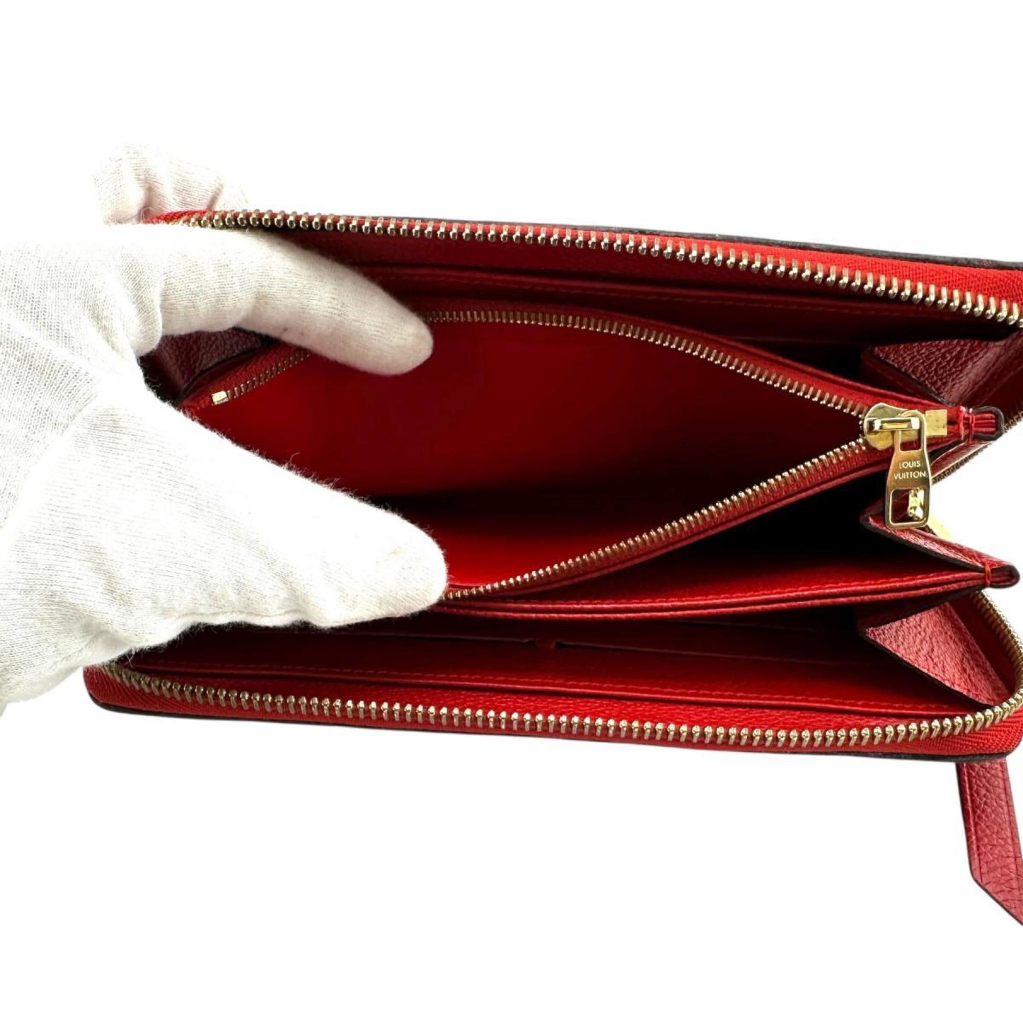Louis Vuitton Louis Vuitton Monogram Empreinte Zippy Wallet M60547 Red Size ONE SIZE - 15 Thumbnail