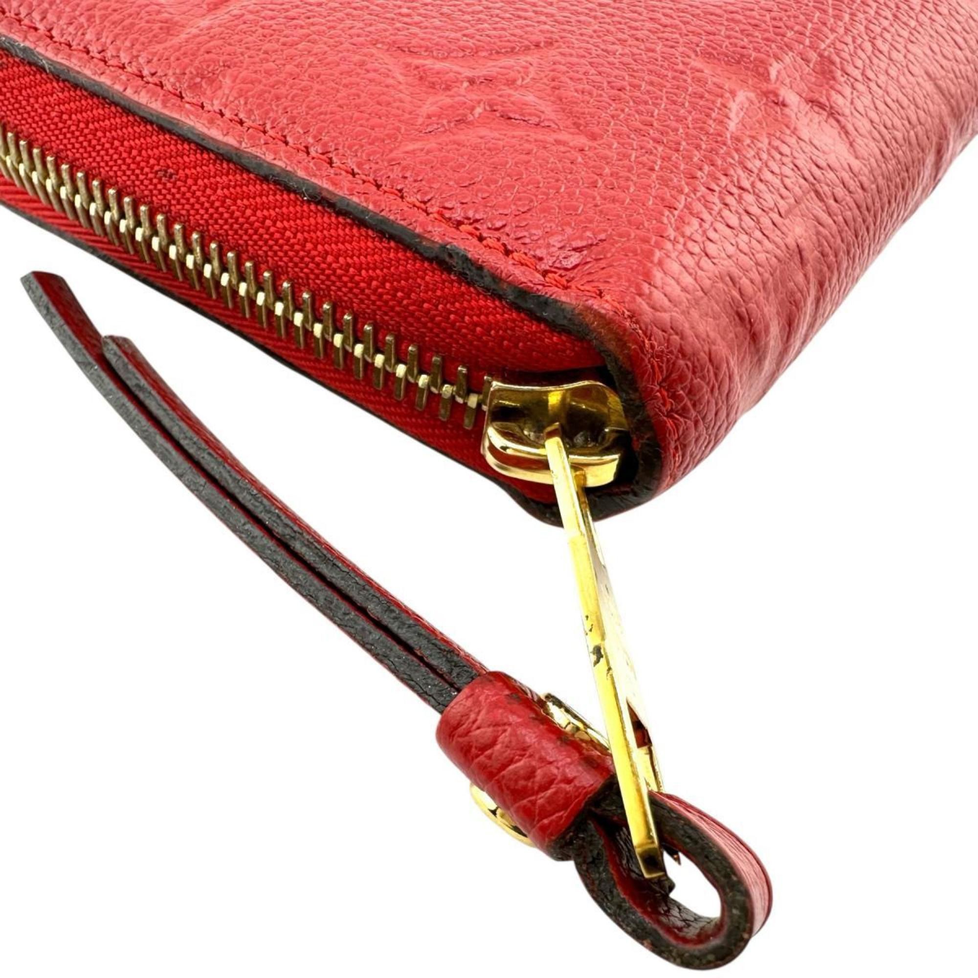 Louis Vuitton Louis Vuitton Monogram Empreinte Zippy Wallet M60547 Red Size ONE SIZE - 10 Thumbnail