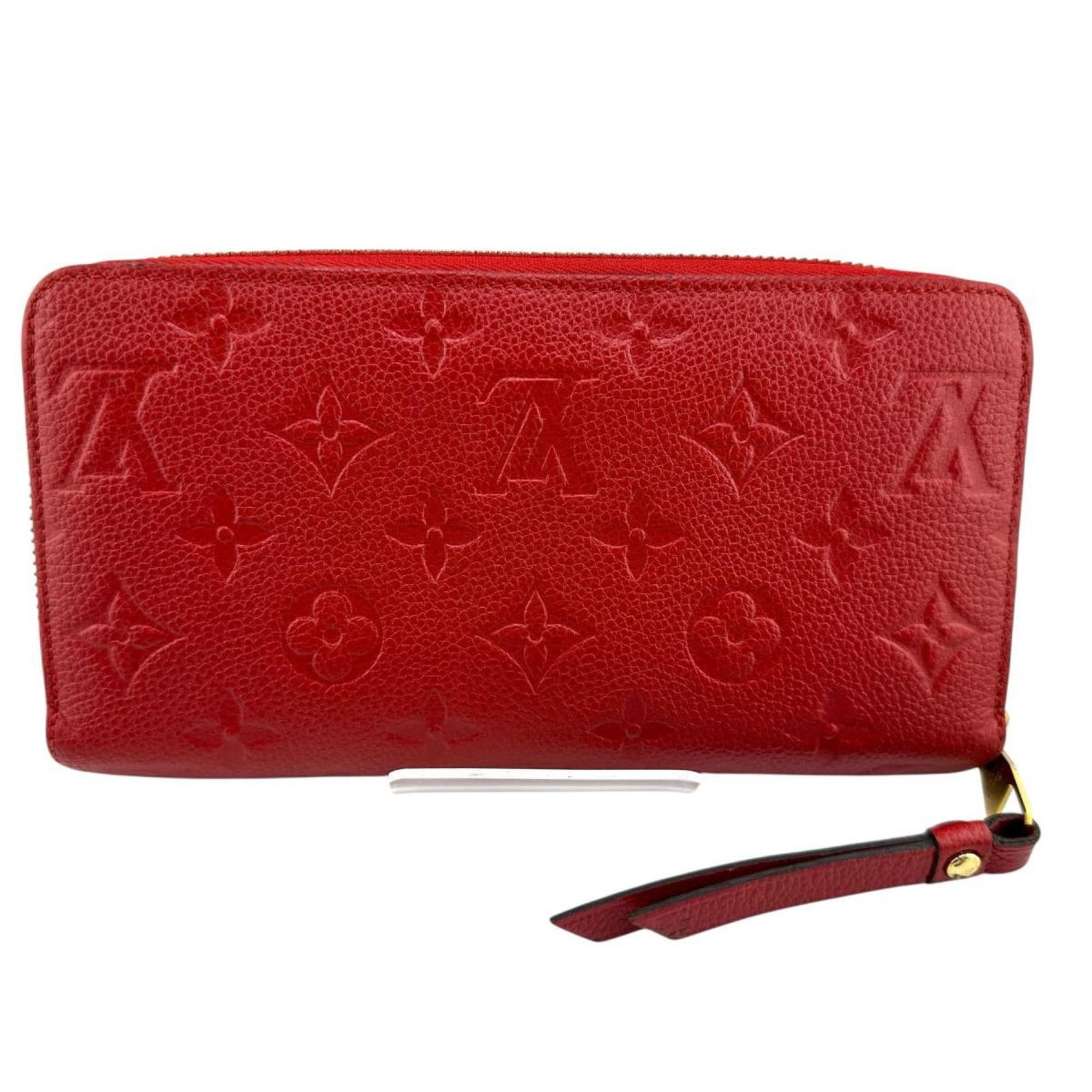 Louis Vuitton Louis Vuitton Monogram Empreinte Zippy Wallet M60547 Red Size ONE SIZE - 2 Thumbnail