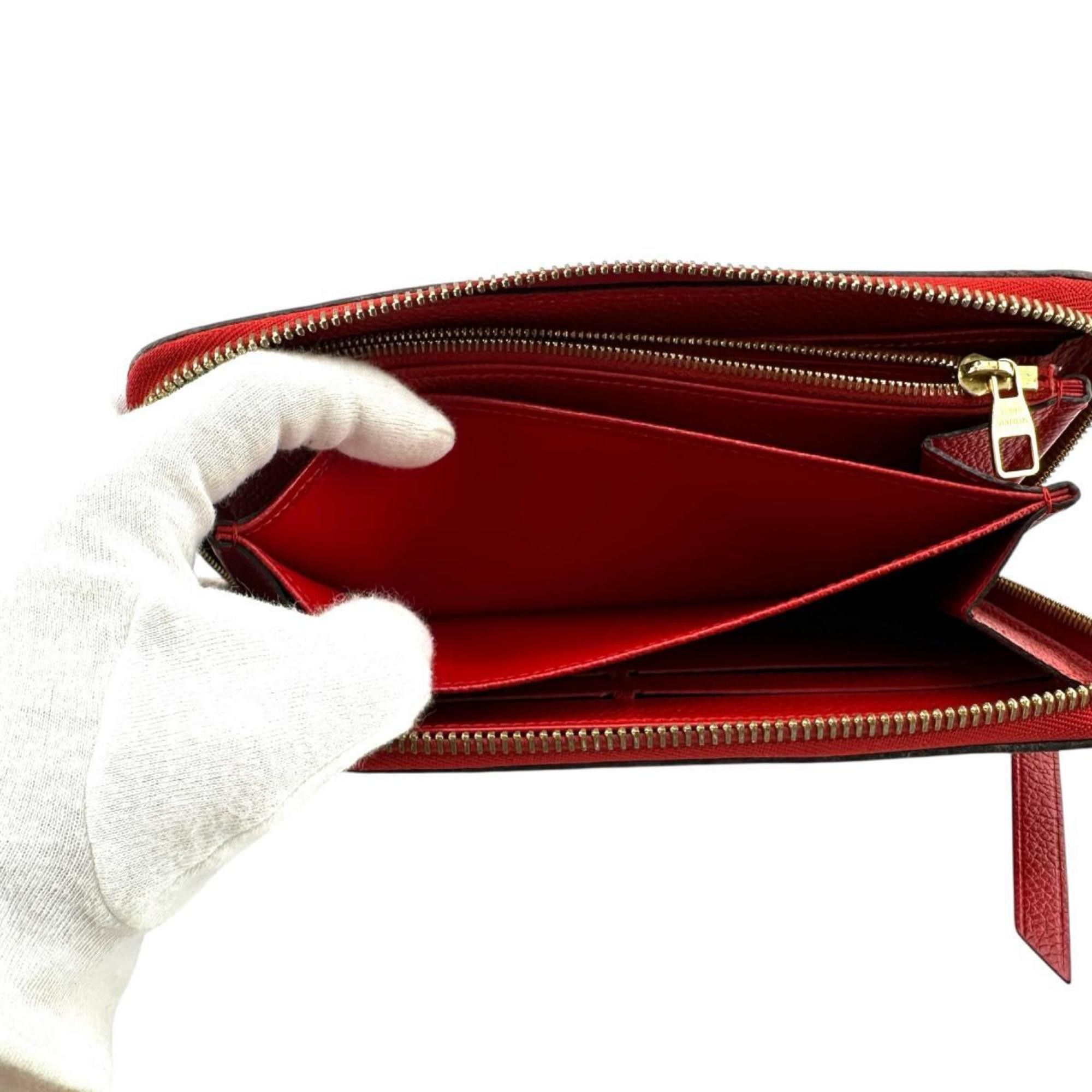 Louis Vuitton Louis Vuitton Monogram Empreinte Zippy Wallet M60547 Red Size ONE SIZE - 16 Thumbnail