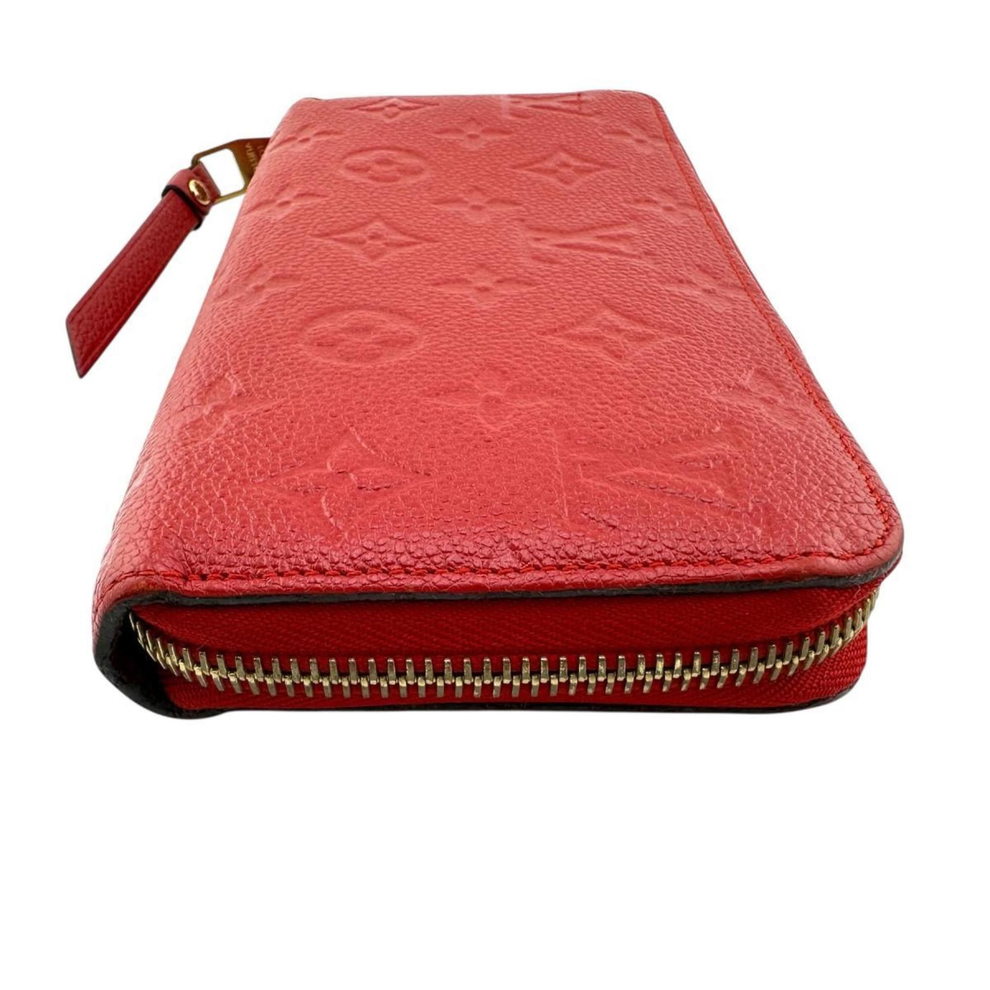 Louis Vuitton Louis Vuitton Monogram Empreinte Zippy Wallet M60547 Red Size ONE SIZE - 5 Thumbnail