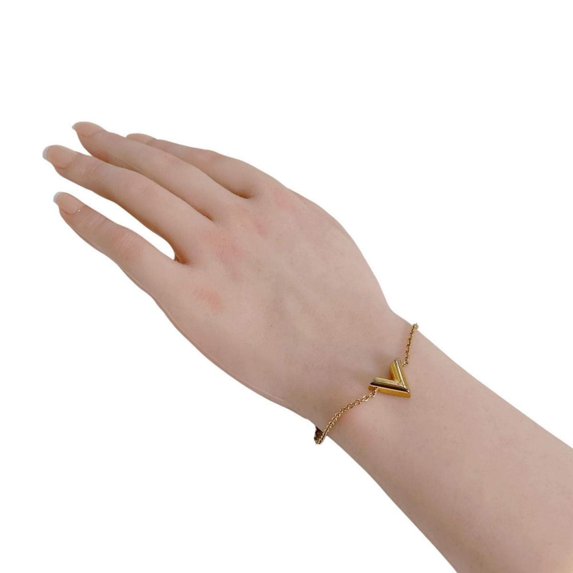 Louis Vuitton Louis Vuitton Essential V Metal Bracelet M61084 Gold Size ONE SIZE - 3 Thumbnail