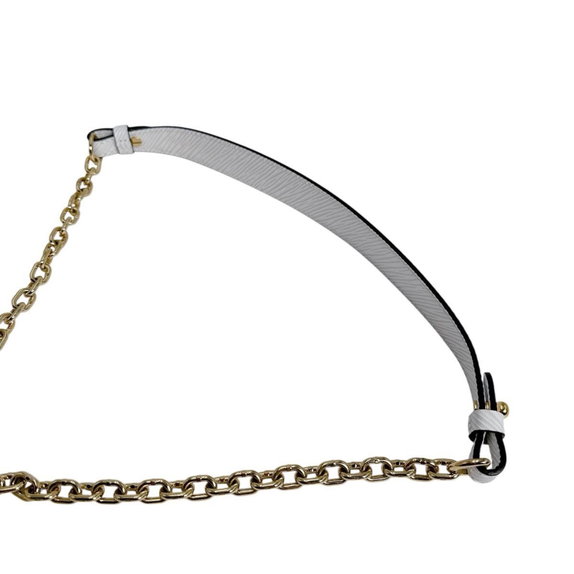Louis Vuitton Louis Vuitton Twist MM Shoulder Bag in Epi Leather and Blanc M55513 White Size ONE SIZE - 13 Thumbnail