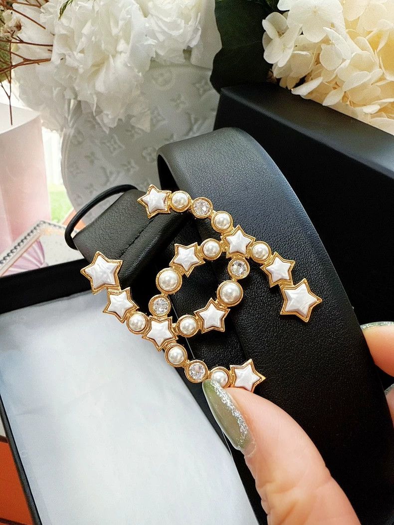 Chanel Chanel White Star Pearl CC Belt Size ONE SIZE - 7 Thumbnail