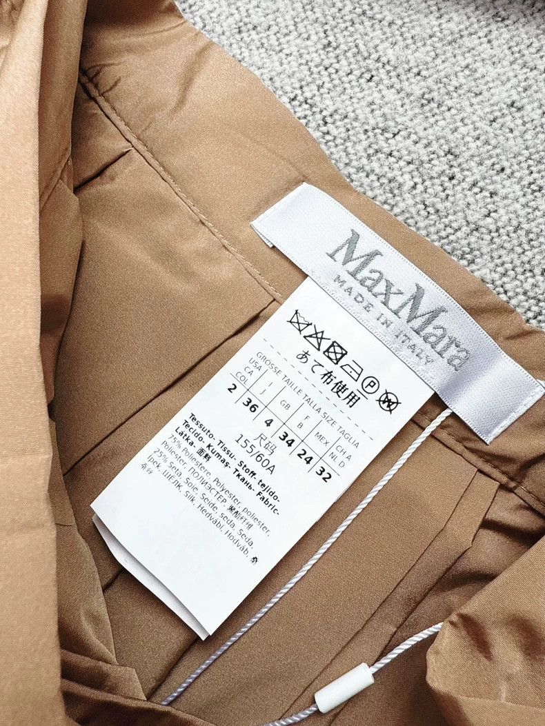 Max Mara MaxMara Metallic Pleated Midi Skirt Size 28" / US 6 / IT 42 - 4 Thumbnail