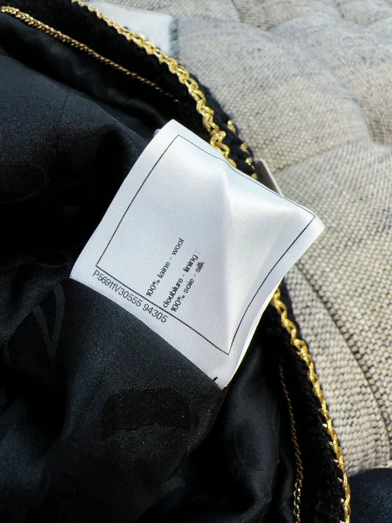 Chanel Chanel Metiers d'Art Black Gold Jacket Size M / US 6-8 / IT 42-44 - 8 Thumbnail