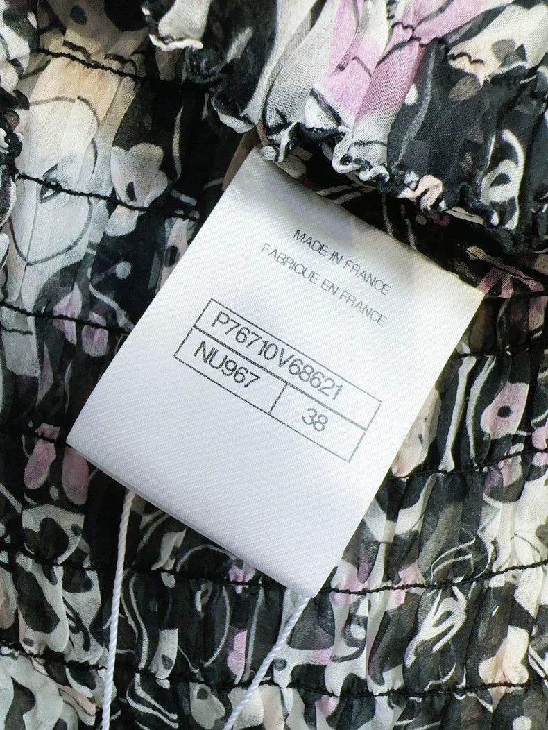 Chanel Chanel 24P Pink Black Silk Camisole Top Size M / US 6-8 / IT 42-44 - 6 Thumbnail