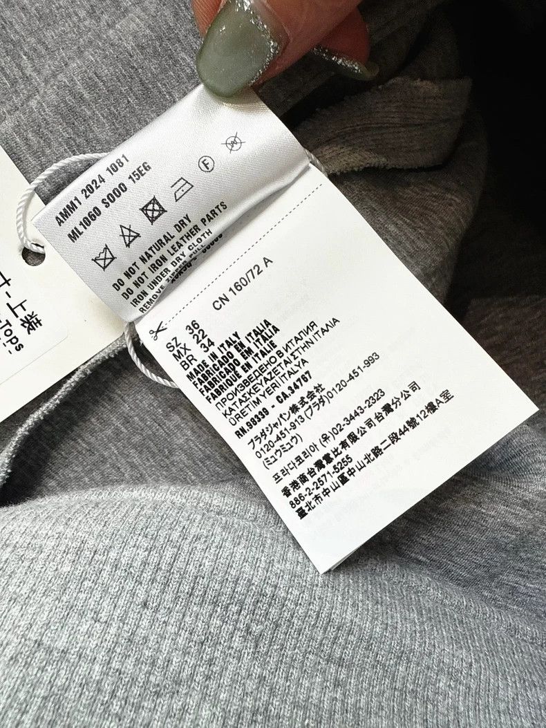 Miu Miu MiuMiu Gray Jacket with Brown Leather Buckle Size M / US 6-8 / IT 42-44 - 6 Thumbnail