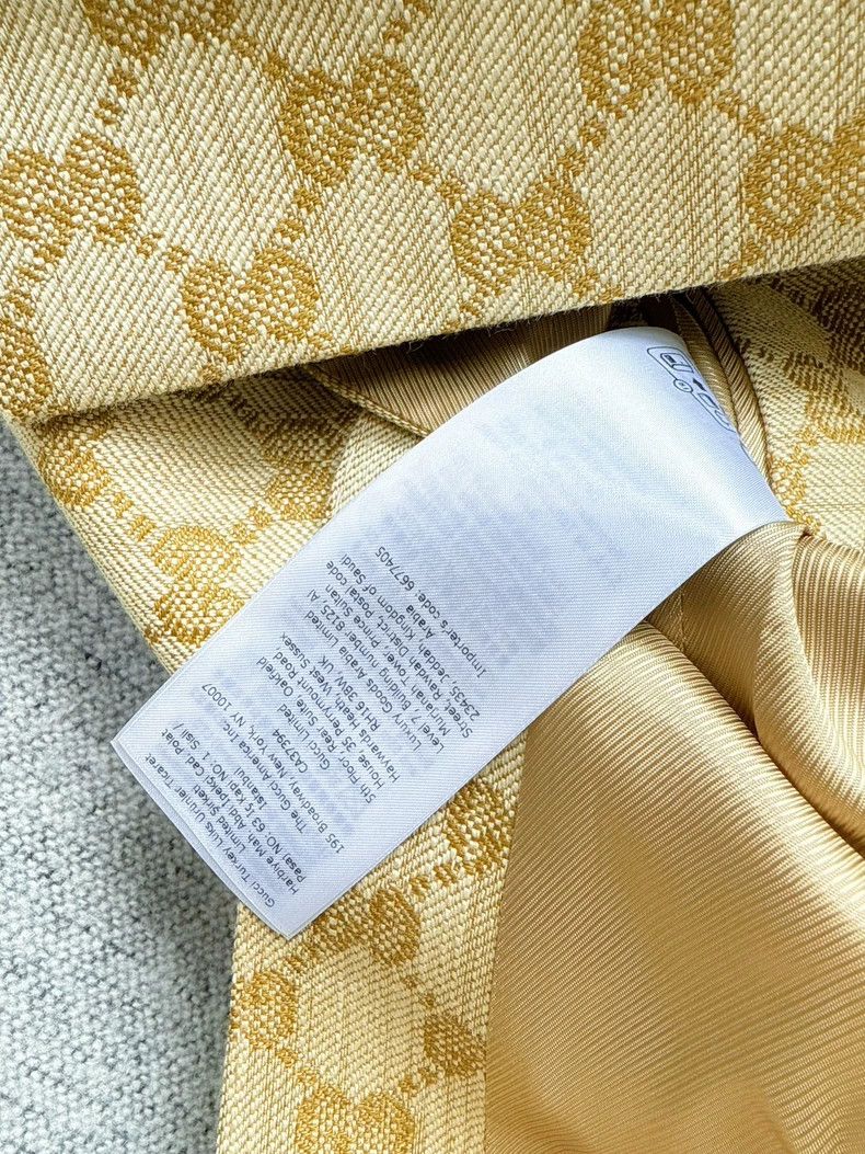 Gucci Gucci All-over Logo Beige Blazer Size M / US 6-8 / IT 42-44 - 6 Thumbnail