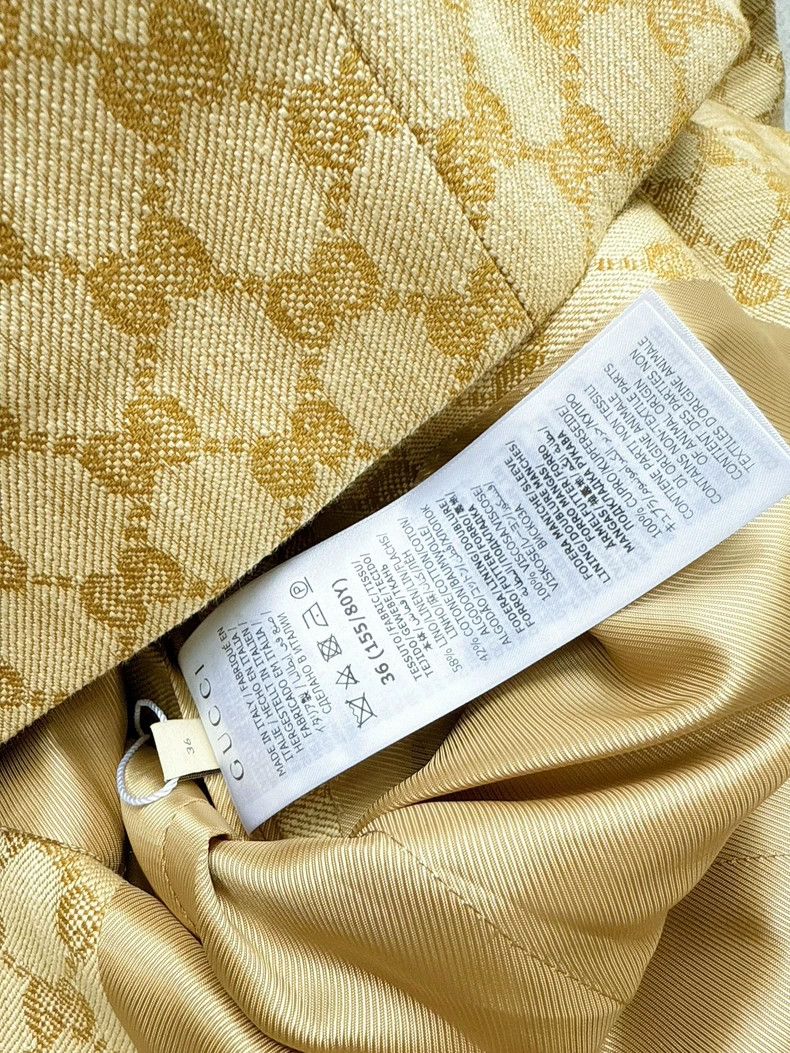 Gucci Gucci All-over Logo Beige Blazer Size M / US 6-8 / IT 42-44 - 5 Thumbnail