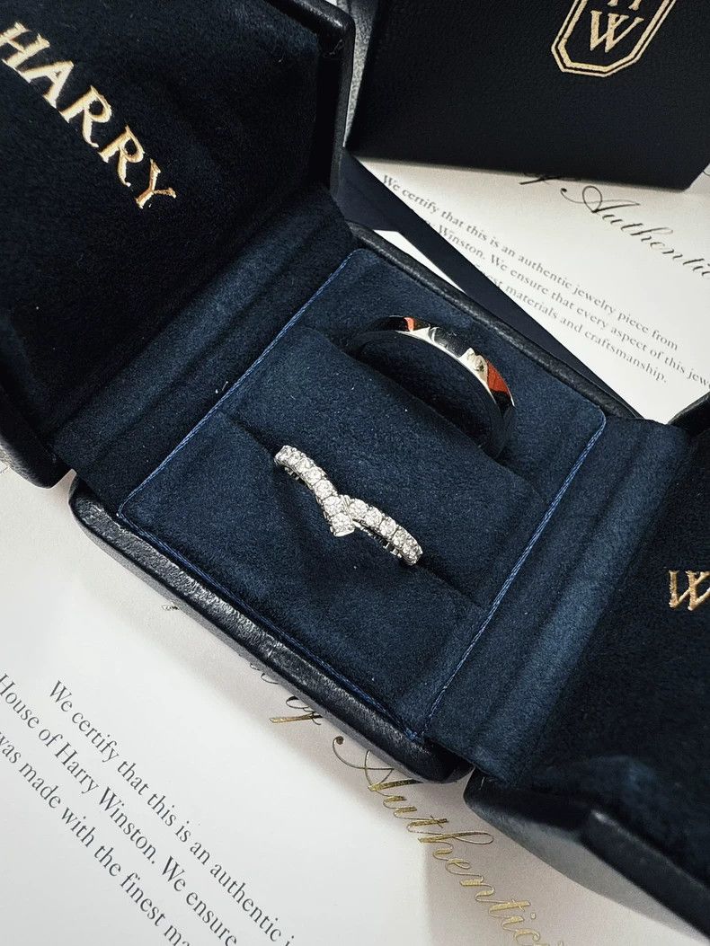 Tiffany & Co. Harry Winston Square Solitaire Princess Ring Size ONE SIZE - 8 Thumbnail