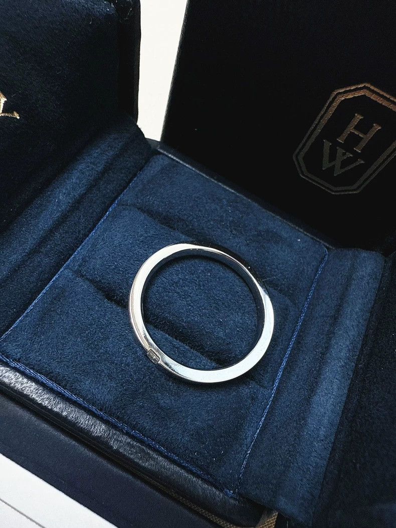 Tiffany & Co. Harry Winston Square Solitaire Princess Ring Size ONE SIZE - 4 Thumbnail