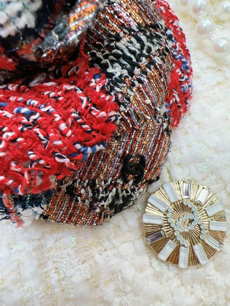 Chanel Chanel 19p Tweed Camellia Brooch Size ONE SIZE - 2 Thumbnail