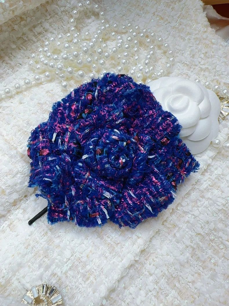Chanel Chanel 17k Blue Camellia Brooch Size ONE SIZE - 6 Thumbnail