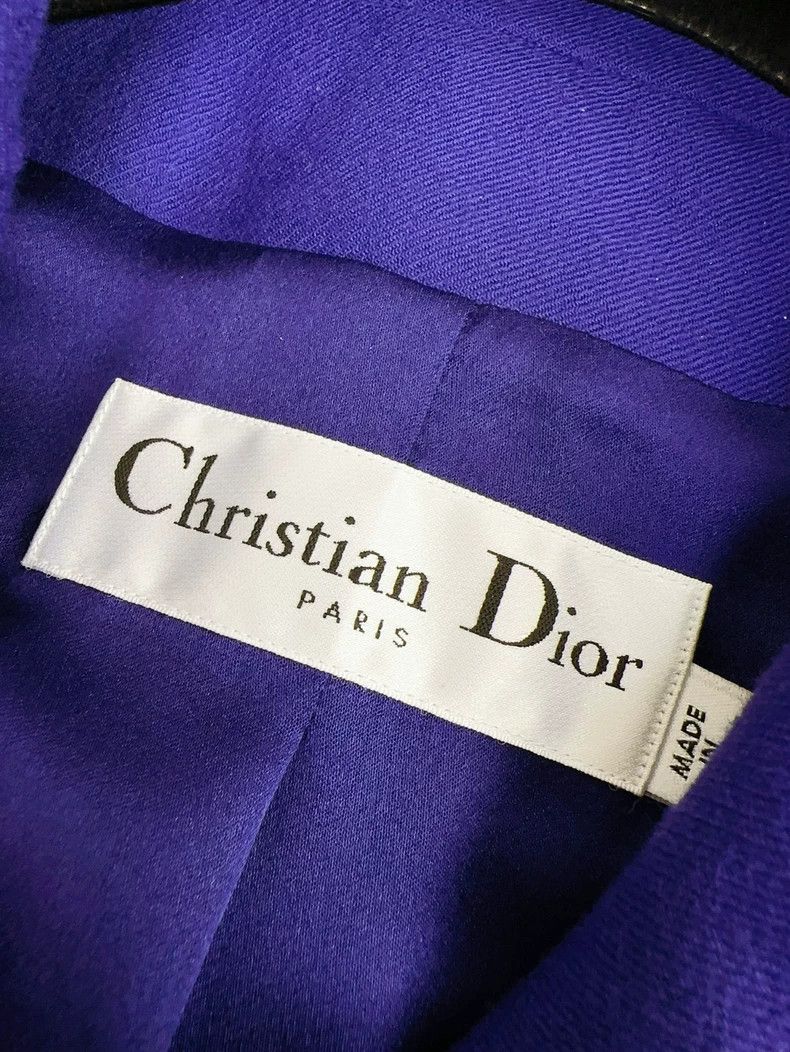 Dior Dior Blue Purple Midi Vest Dress Size M / US 6-8 / IT 42-44 - 5 Thumbnail