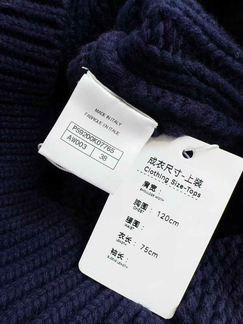 Chanel Chanel Cruise Collection Navy Cable Knit Sweater Size M / US 6-8 / IT 42-44 - 7 Thumbnail
