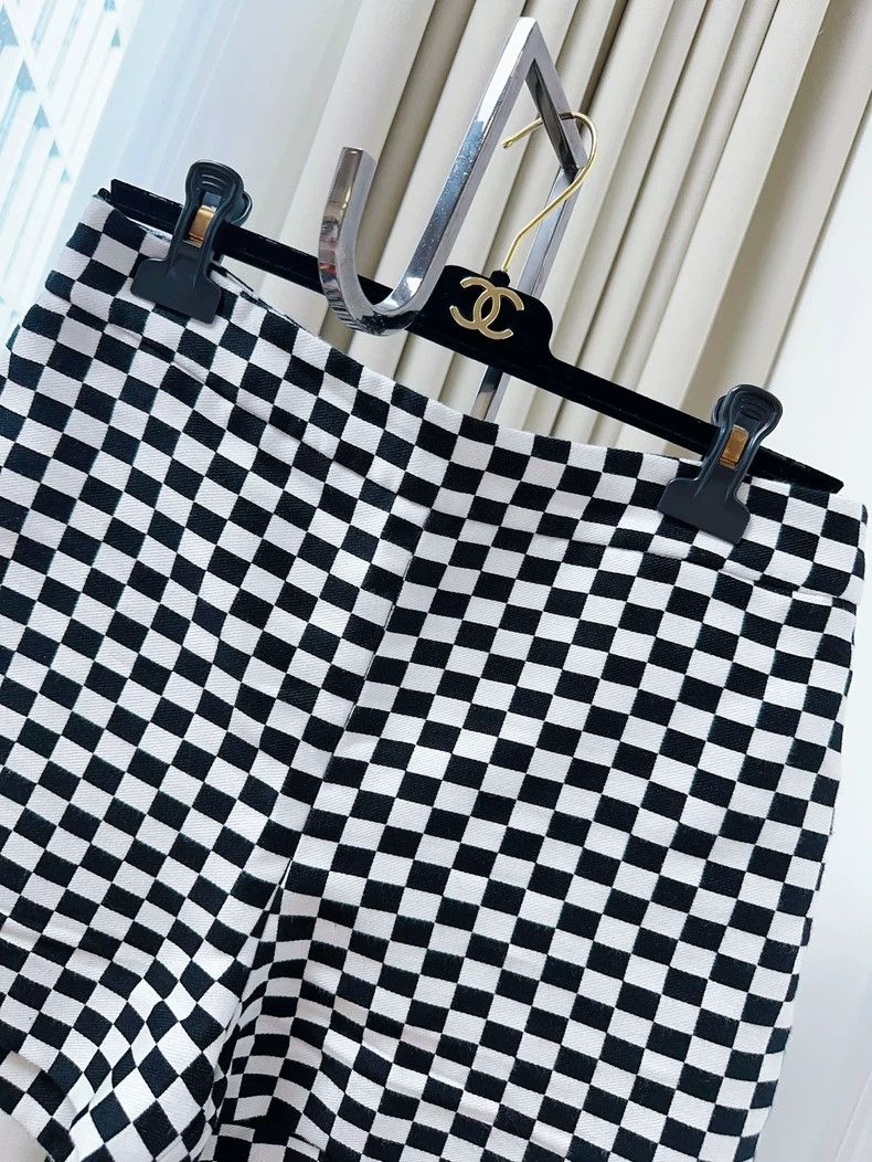 Dior Dior Black White Checkered Shorts Size 38" / US 16 / IT 52 - 7 Thumbnail