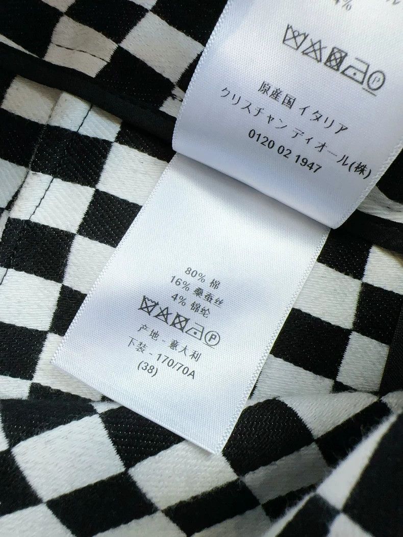 Dior Dior Black White Checkered Shorts Size 38" / US 16 / IT 52 - 6 Thumbnail