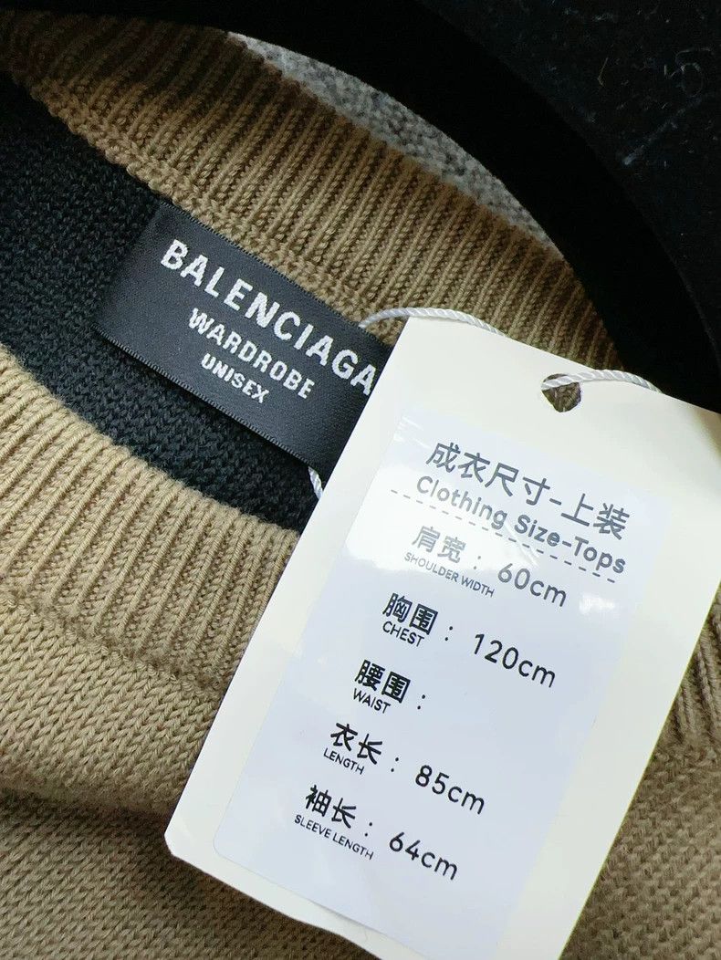 Balenciaga Balenciaga Logo Print Long Sleeve Sweater Size M / US 6-8 / IT 42-44 - 5 Thumbnail