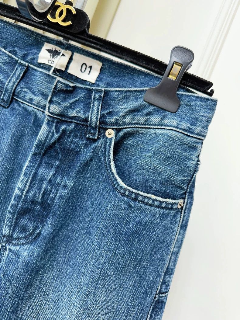 Dior Dior Straight Leg Denim Jeans Size 32" / US 10 / IT 46 - 3 Thumbnail