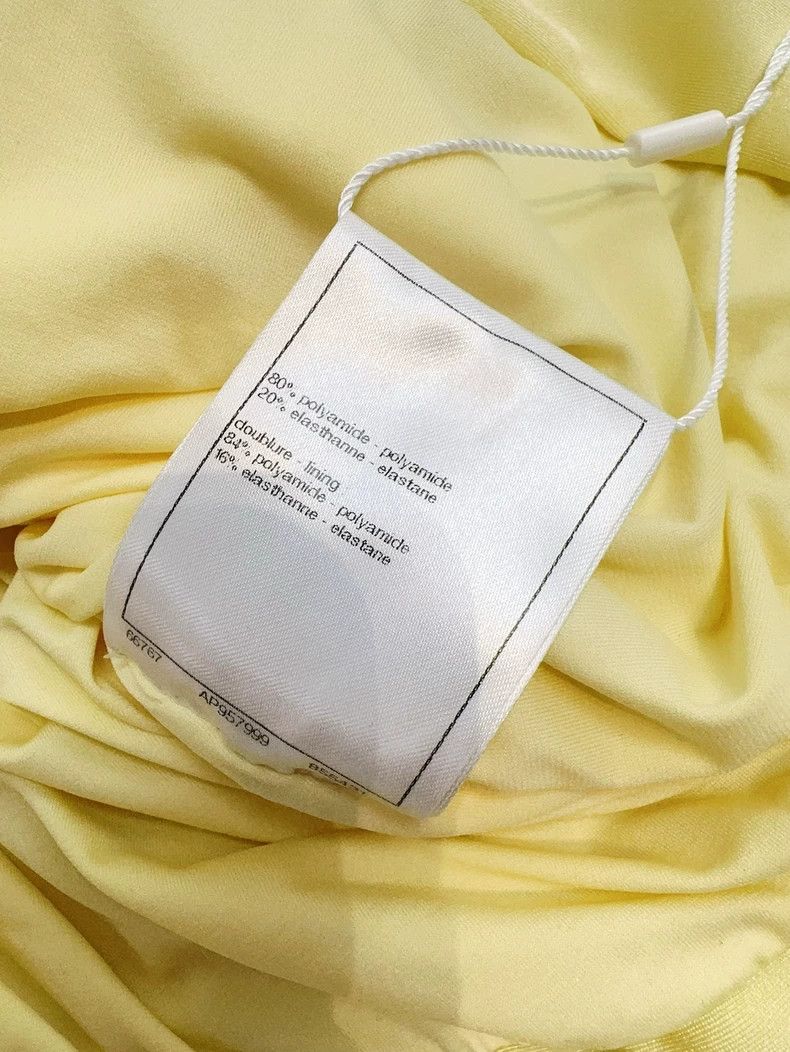 Chanel Chanel 23S Yellow Bow Rhinestone Off-Shoulder Top Size M / US 6-8 / IT 42-44 - 6 Thumbnail