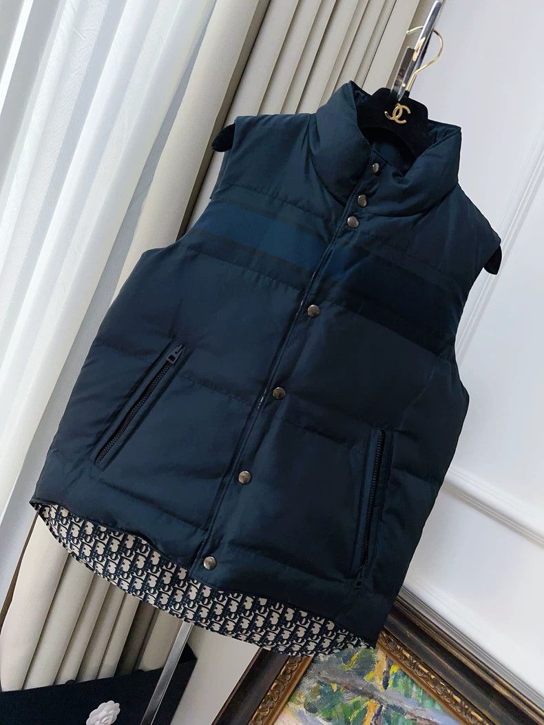 Dior Dior Logo Print Sleeveless Puffer Vest Size XS / US 0-2 / IT 36-38 - 3 Thumbnail