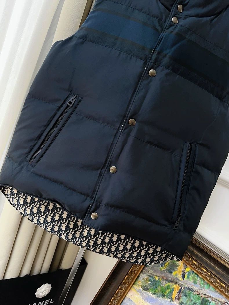 Dior Dior Logo Print Sleeveless Puffer Vest Size XS / US 0-2 / IT 36-38 - 9 Thumbnail