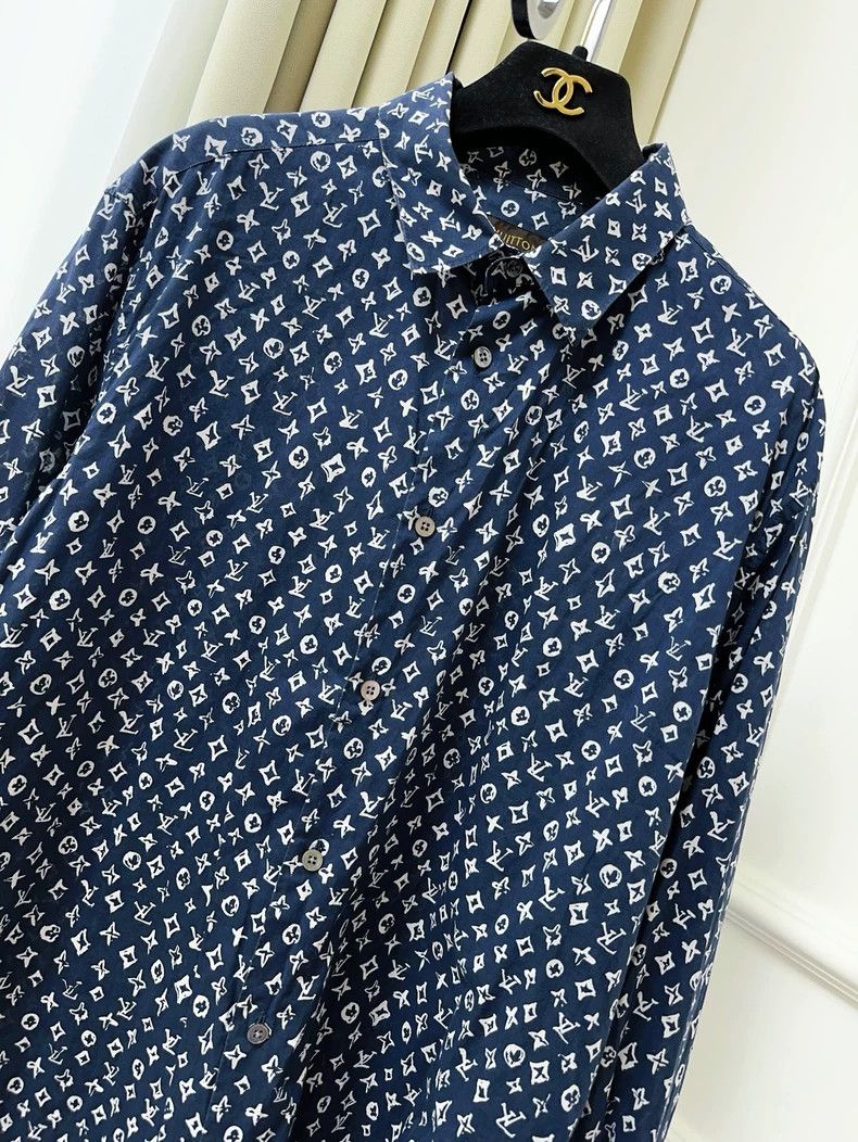Louis Vuitton LOUIS VUITTON Monogram Long Sleeve Shirt Size ONE SIZE - 3 Thumbnail