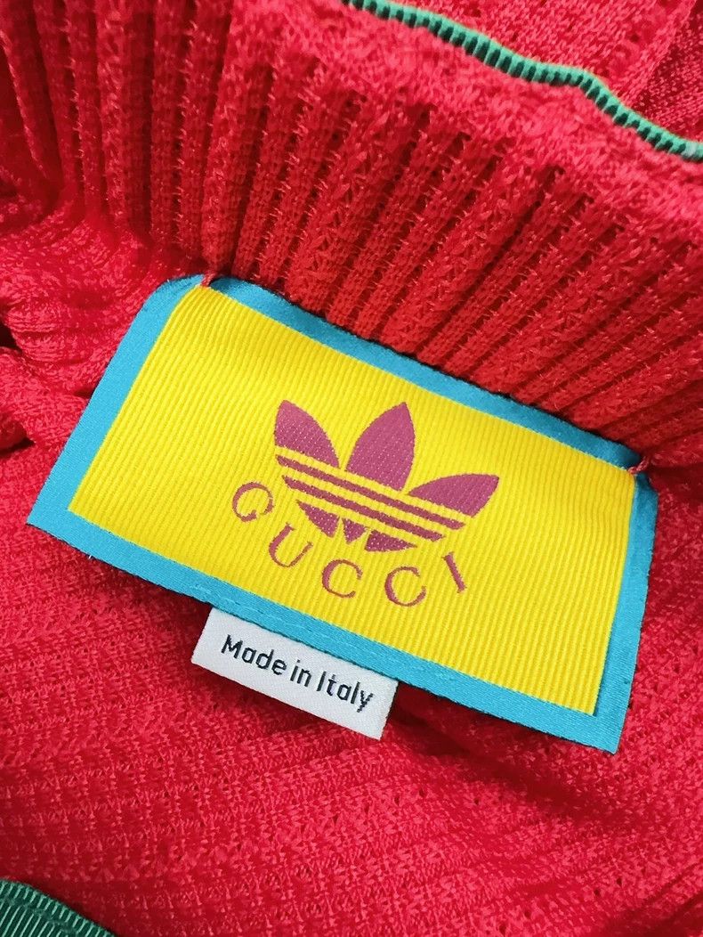 Gucci Gucci Adidas Collaboration Red Slim-fit Casual Pants Size 24" / US 00 / IT 34 - 6 Thumbnail