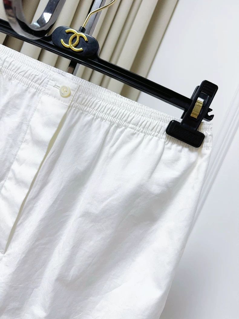 Miu Miu Miu Miu White Straight-Leg Pants Size 36" / US 14 / IT 50 - 4 Thumbnail