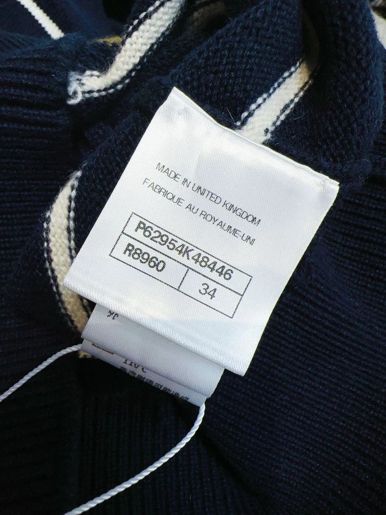 Chanel Chanel 20C Knit Cardigan Coat Blue Multi Size M / US 6-8 / IT 42-44 - 7 Thumbnail