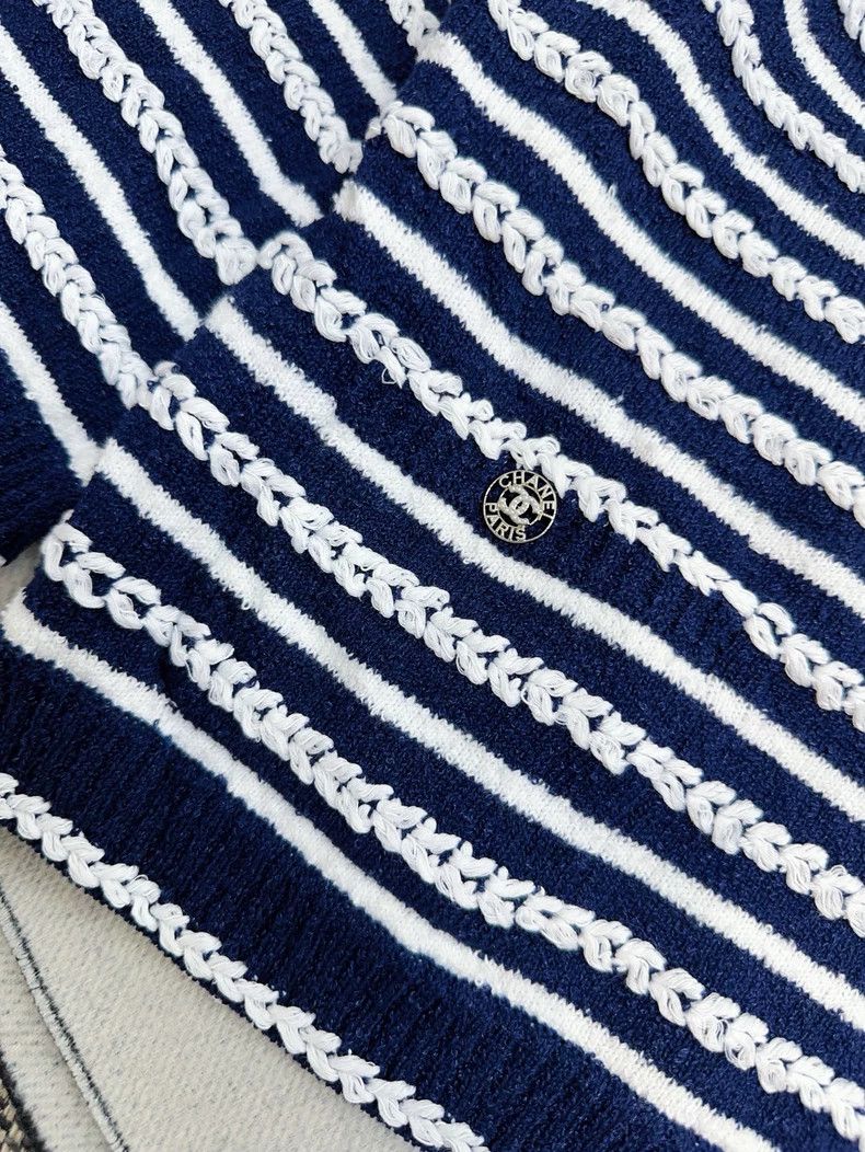 Chanel Chanel 20S Striped Knit Top Size M / US 6-8 / IT 42-44 - 5 Thumbnail