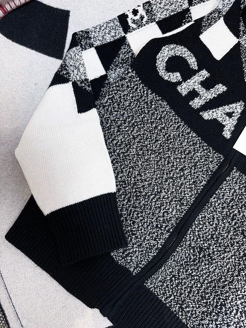 Chanel Chanel Coco Neige Checkerboard Zip Sweater Size M / US 6-8 / IT 42-44 - 4 Thumbnail