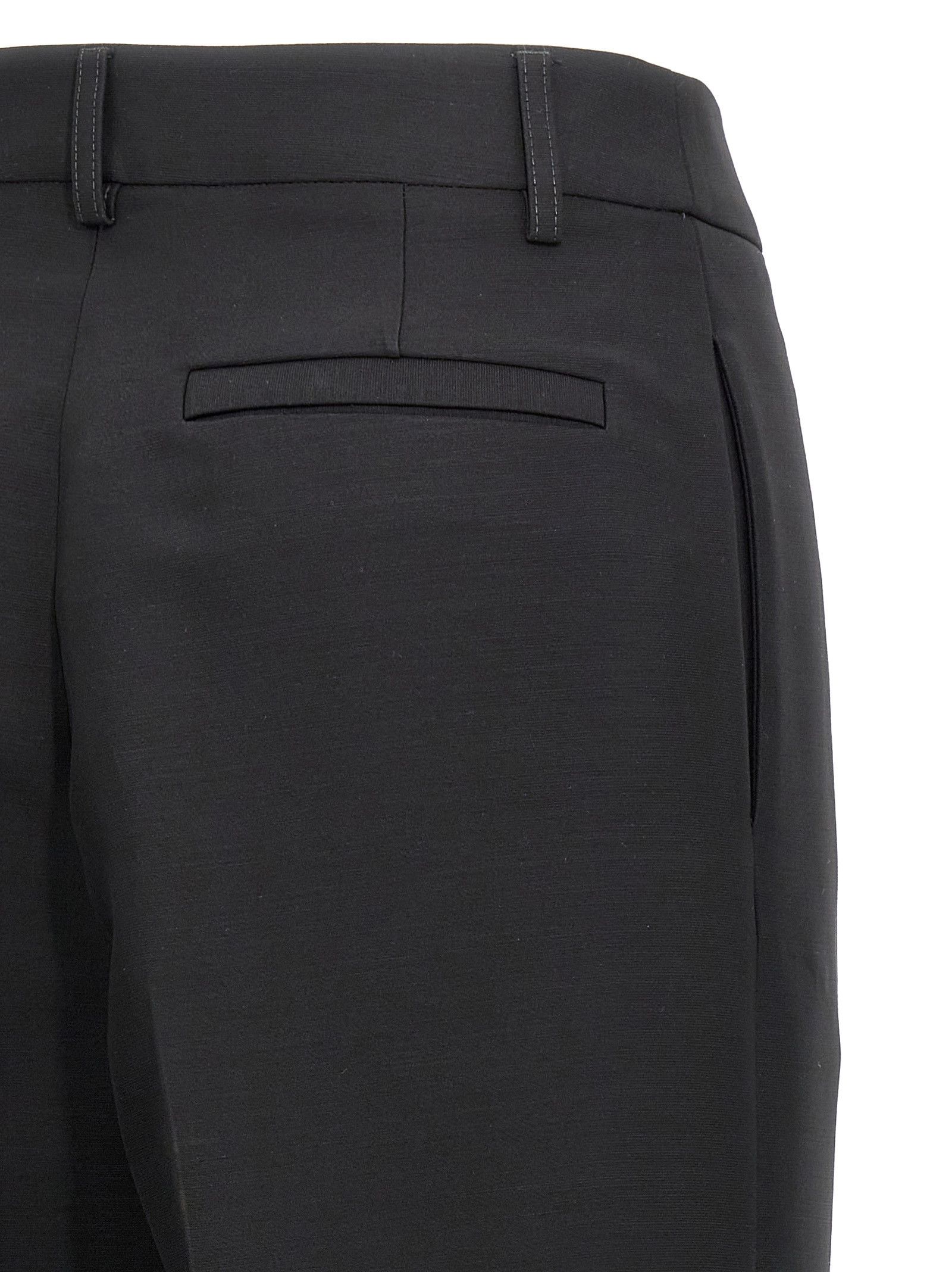 Salvatore Ferragamo Stretched Pleated Trousers Size 28" / US 6 / IT 42 - 4 Thumbnail