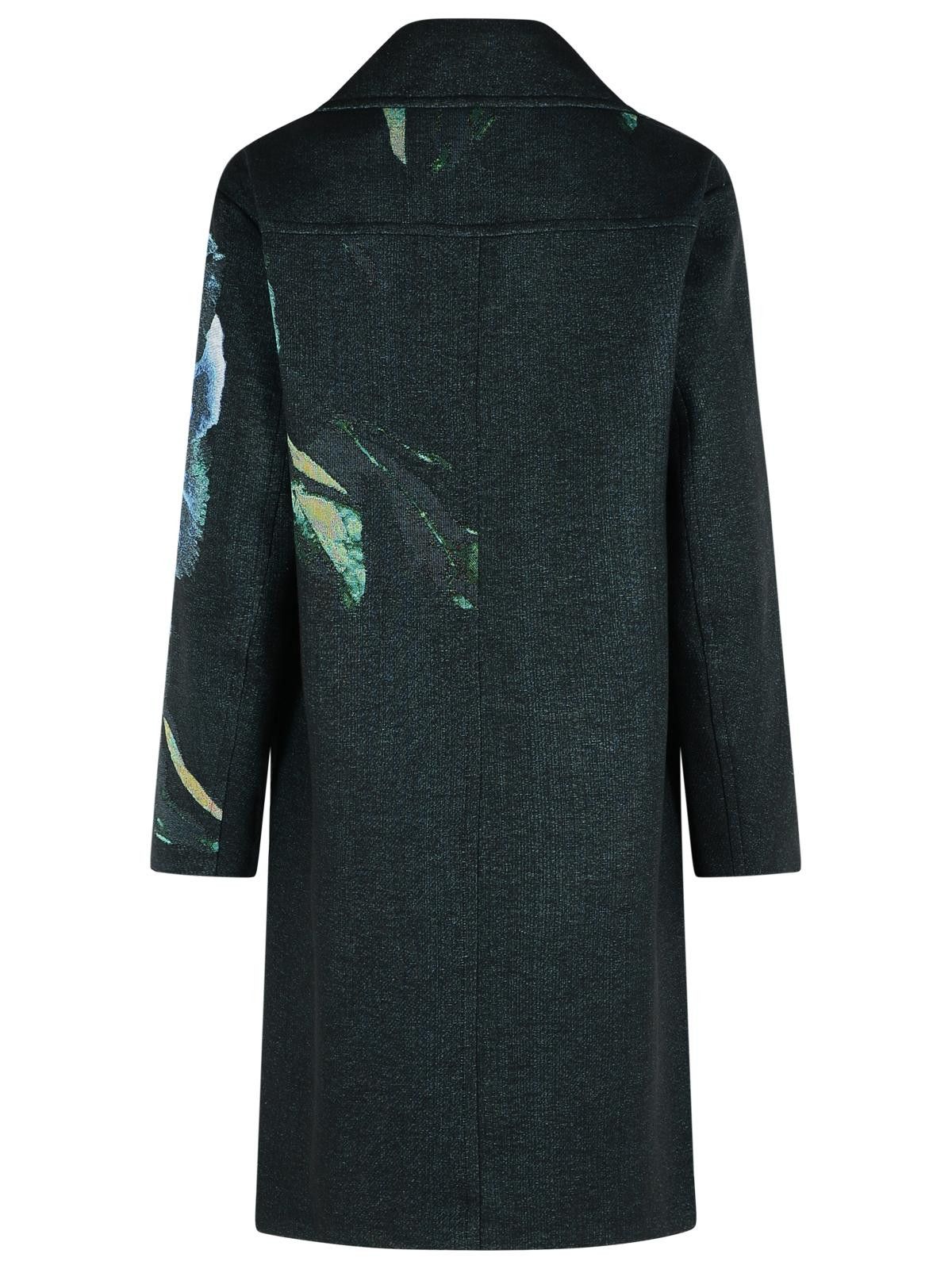 Dries Van Noten DRIES VAN NOTEN Blue Cotton Blend Coat Size US L / EU 52-54 / 3 - 3 Thumbnail