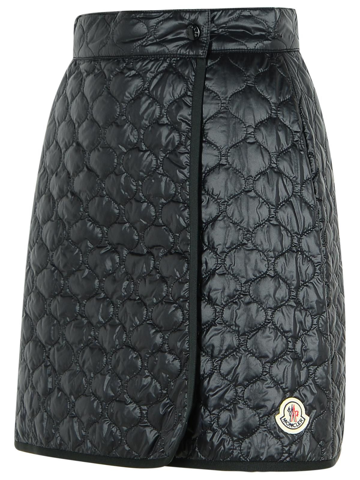 Moncler MONCLER Black Polyamide Skirt Size 26" / US 2 / IT 38 - 2 Thumbnail