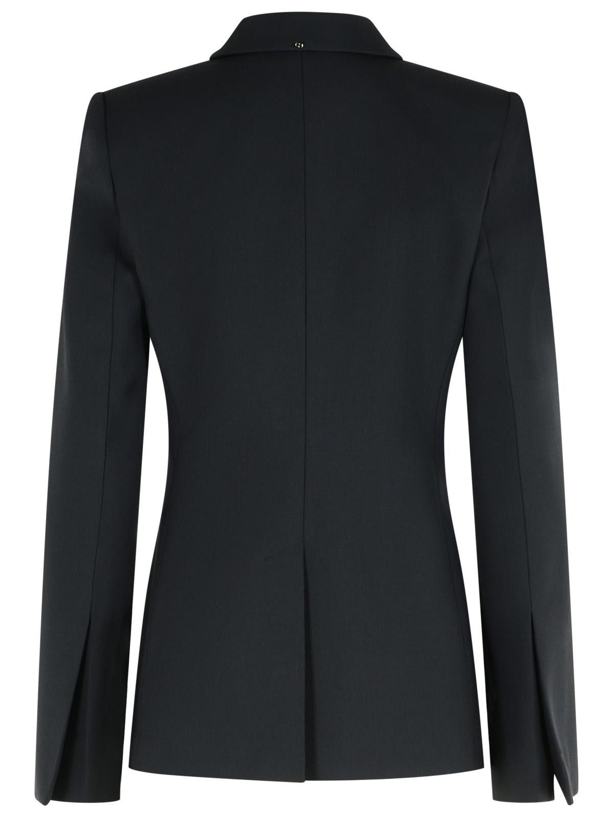 Sportmax SPORTMAX 'Cocco' Black Virgin Wool Blazer Size M / US 6-8 / IT 42-44 - 3 Thumbnail