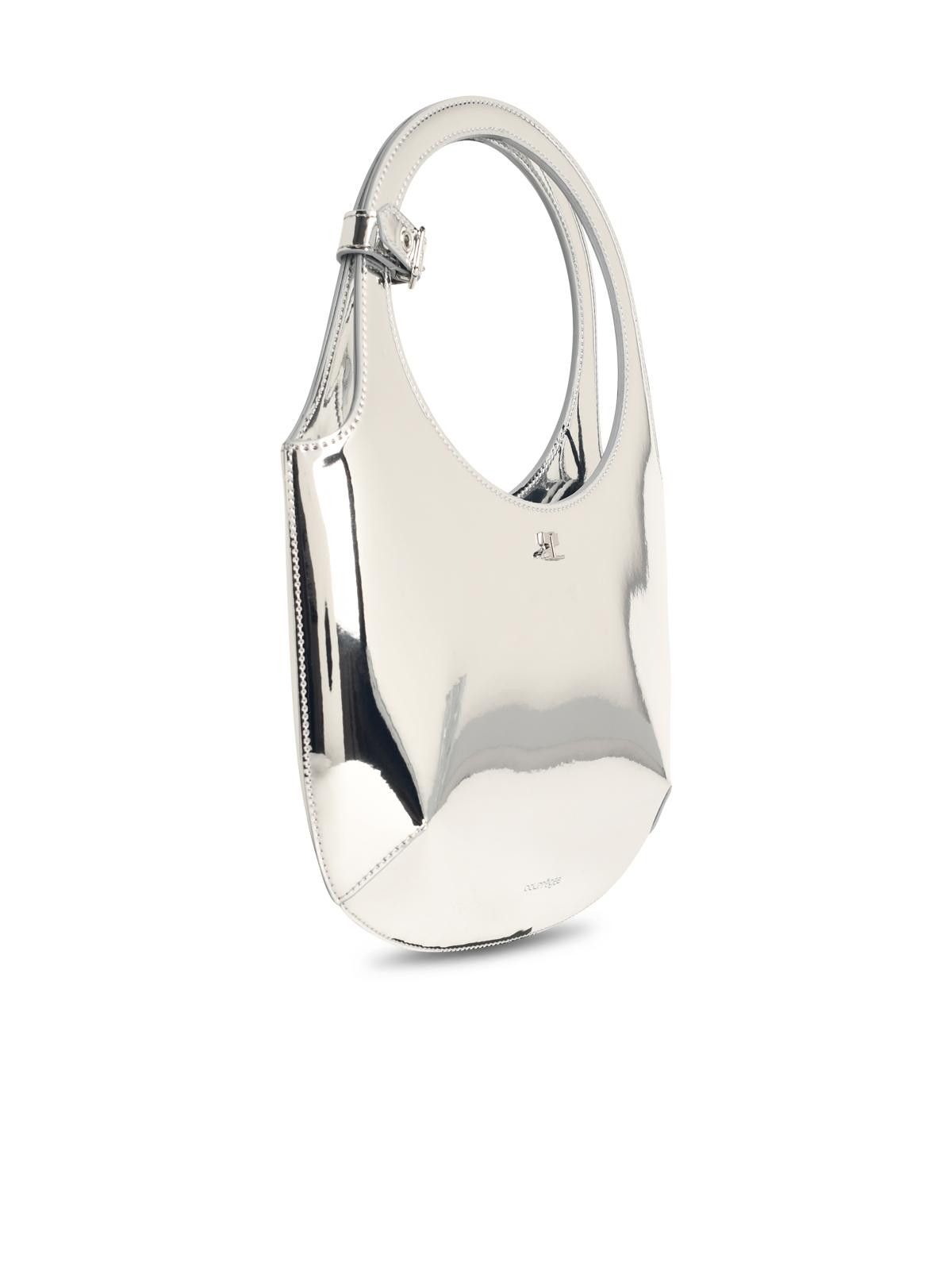 Courreges COURREGES 'Holy Mirror' Silver Leather Bag Size ONE SIZE - 2 Thumbnail