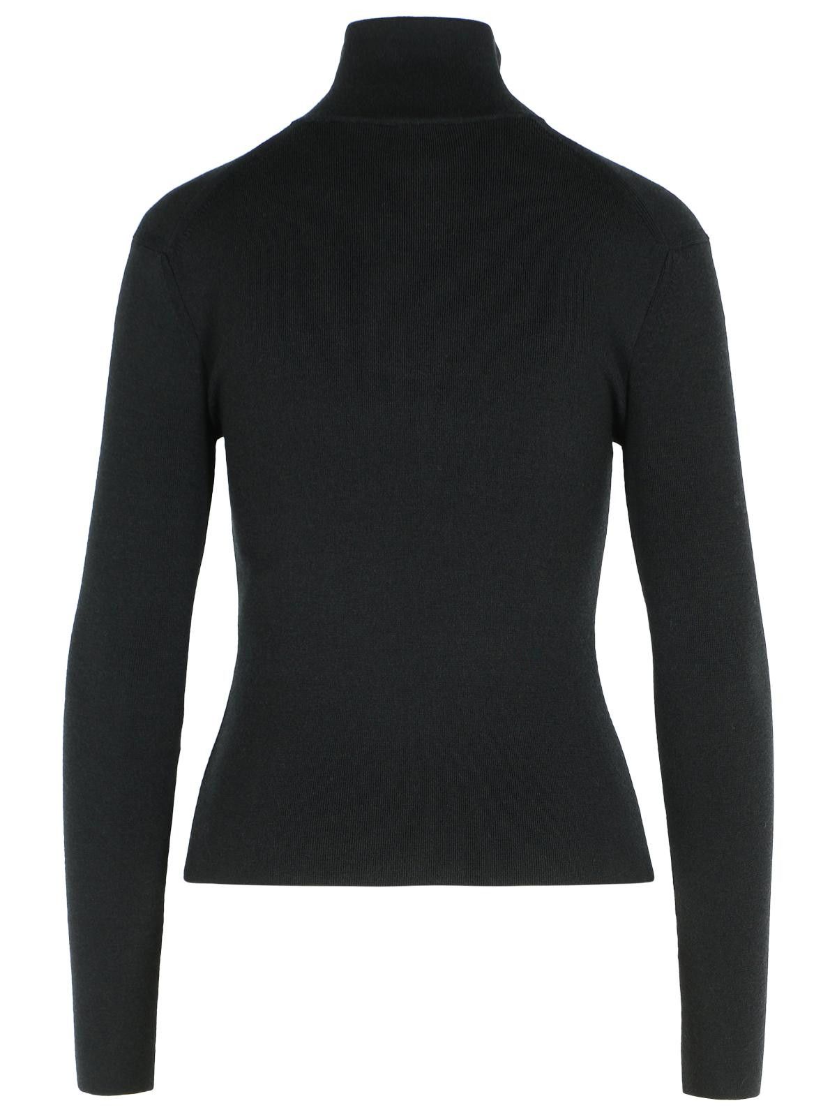 Courreges COURREGES Black Merino Wool Sweater Size S / US 4 / IT 40 - 3 Thumbnail