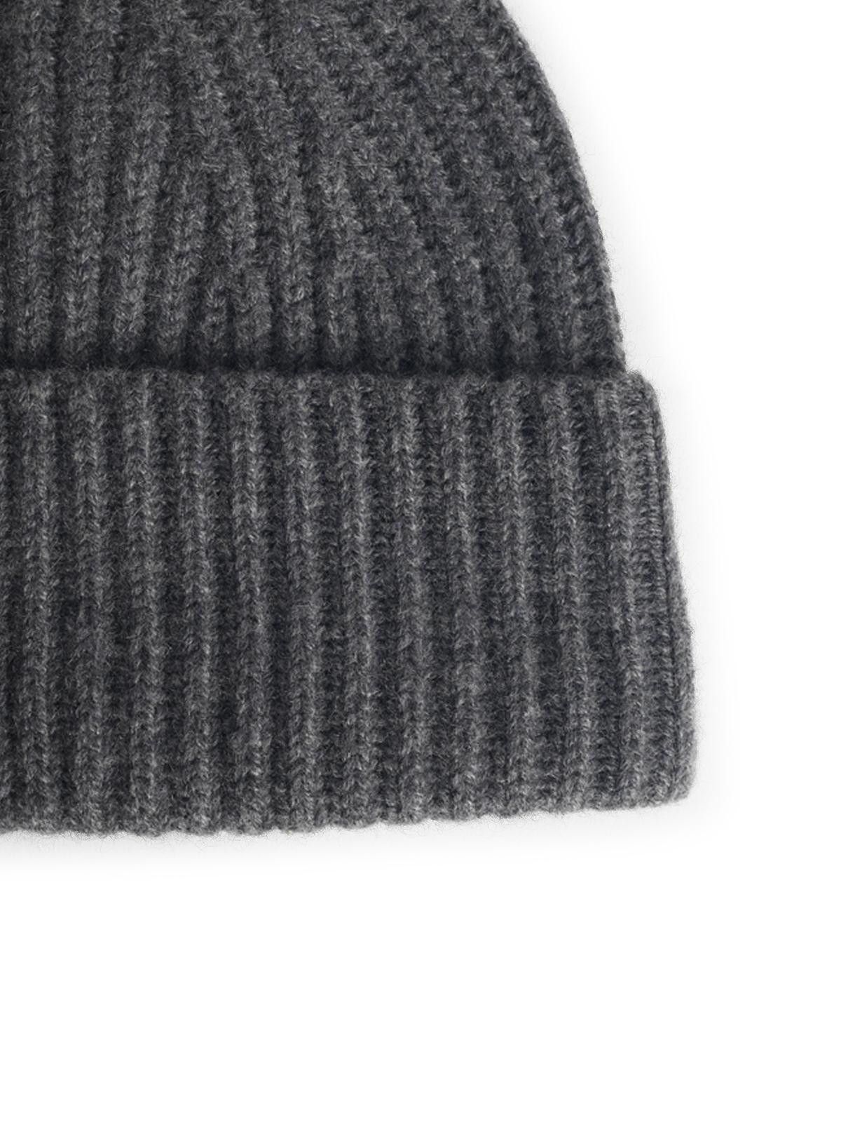 Lisa Yang LISA YANG 'Martigny' Graphite Cashmere Beanie Size ONE SIZE - 3 Thumbnail