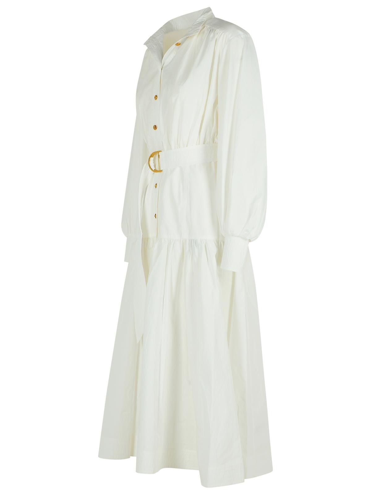 Zimmermann ZIMMERMANN White Cotton Dress Size L / US 10 / IT 46 - 2 Thumbnail