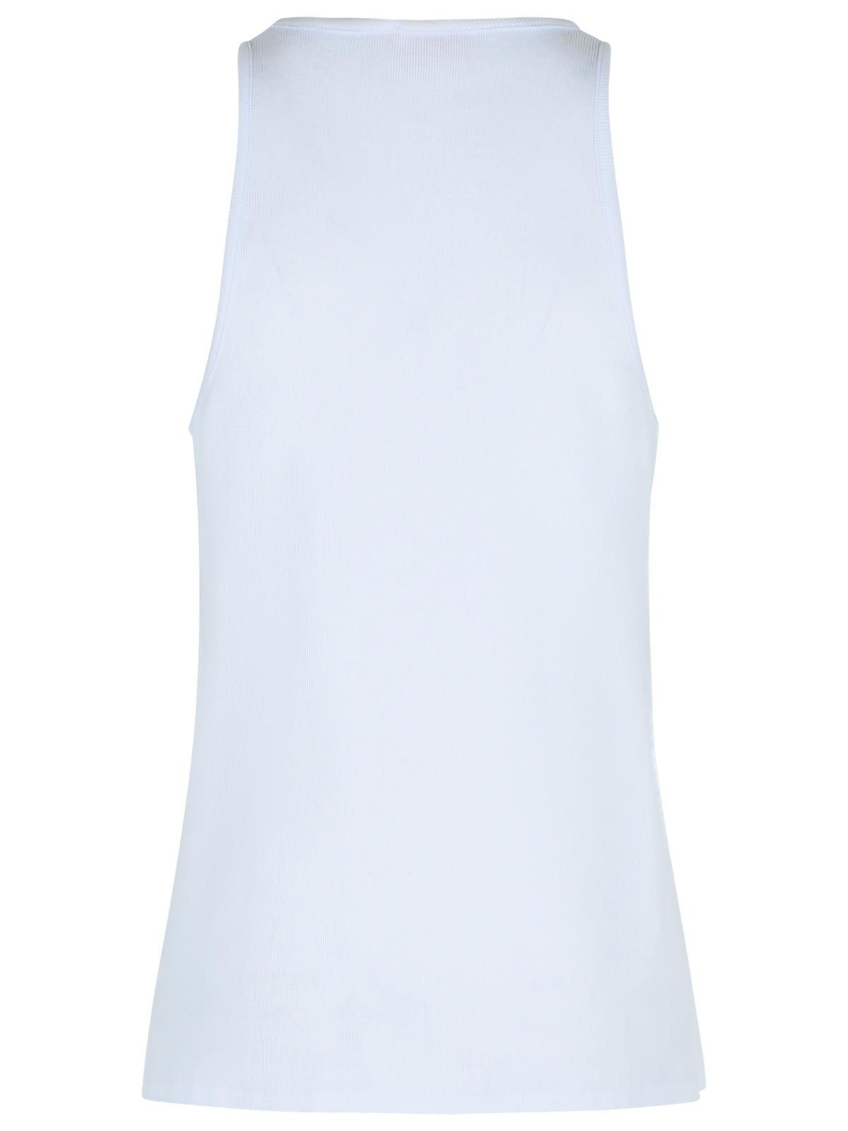 Diesel DIESEL White Cotton Blend Tank Top Size M / US 6-8 / IT 42-44 - 3 Thumbnail