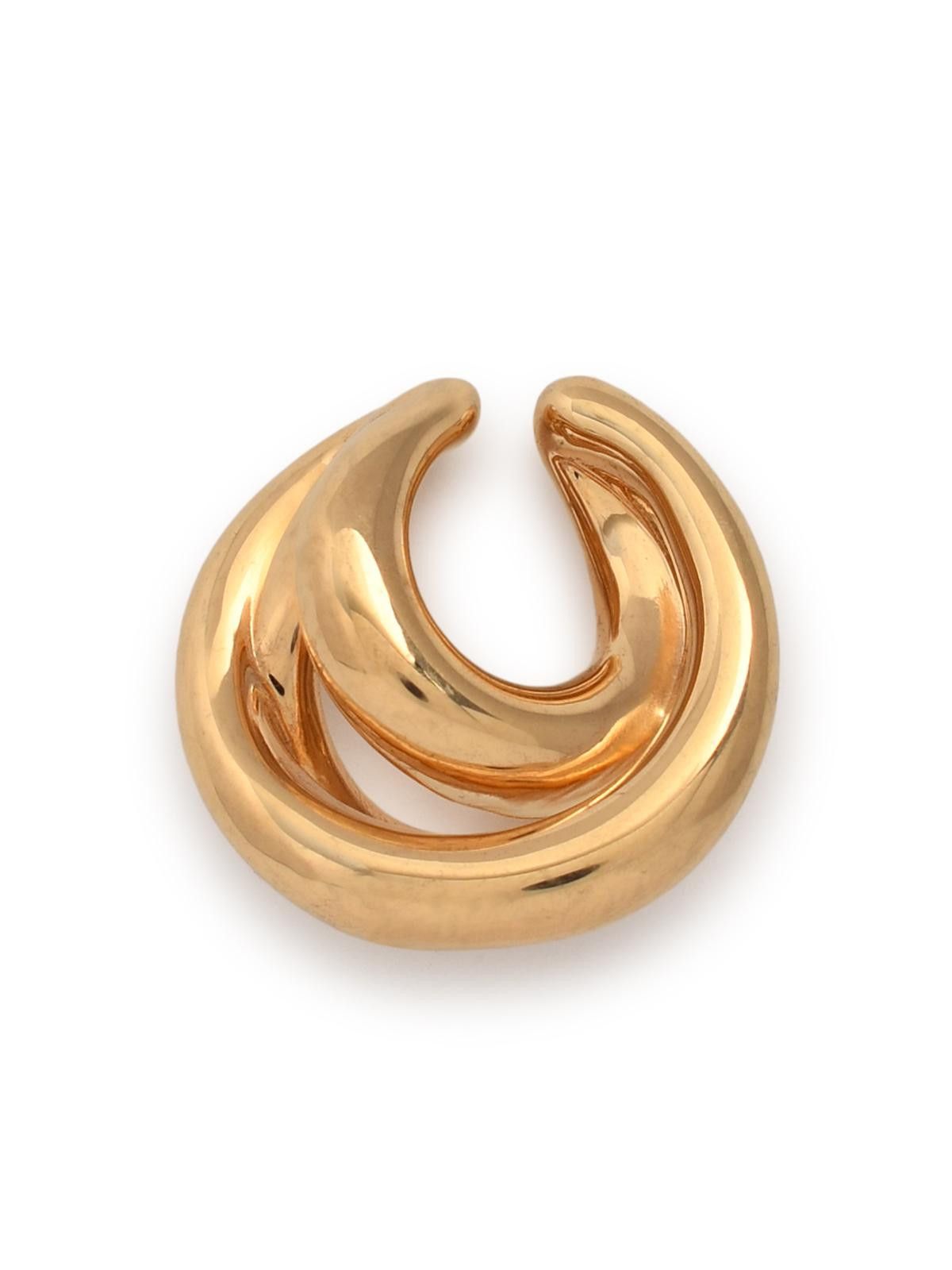 PANCONESI PANCONESI Ear Gold 'Triptych' Cuff Size ONE SIZE - 3 Thumbnail