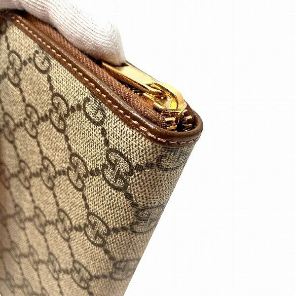 Gucci Gucci Gucci Interlocking G GG Supreme Long Zip Wallet Canvas Long Wallet 673003 Size ONE SIZE - 7 Thumbnail