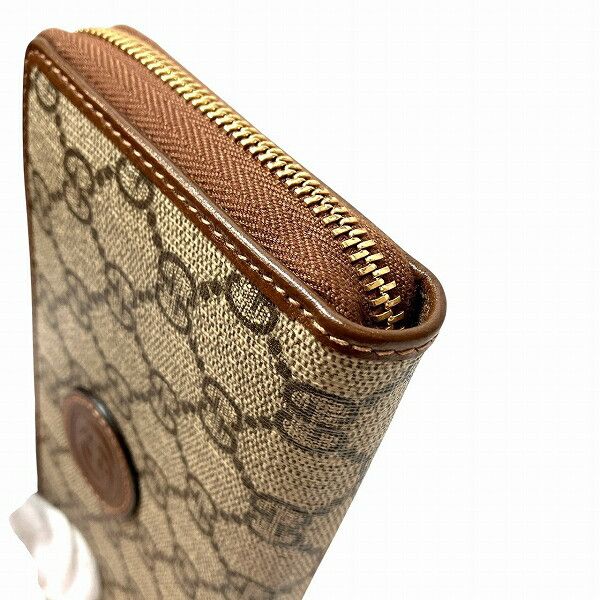 Gucci Gucci Gucci Interlocking G GG Supreme Long Zip Wallet Canvas Long Wallet 673003 Size ONE SIZE - 8 Thumbnail