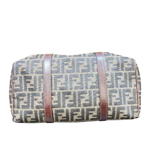 Fendi Fendi Fendi Zucca Canvas Leather Boston Bag Canvas Handbag Size ONE SIZE - 3 Thumbnail