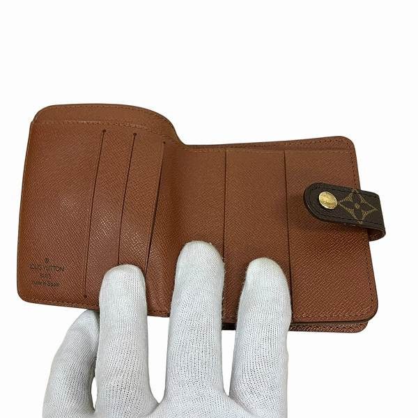 Louis Vuitton Louis Vuitton Louis Vuitton Compact Zip Monogram Wallet Canvas Short Wallet M61667 DUTY FREE for USA Size ONE SIZE - 3 Thumbnail