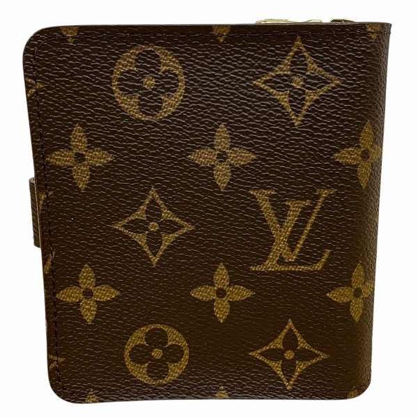 Louis Vuitton Louis Vuitton Louis Vuitton Compact Zip Monogram Wallet Canvas Short Wallet M61667 DUTY FREE for USA Size ONE SIZE - 2 Thumbnail